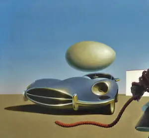 Jan Bouman - Surrealistische voorstelling kopen? Bied vanaf 175!