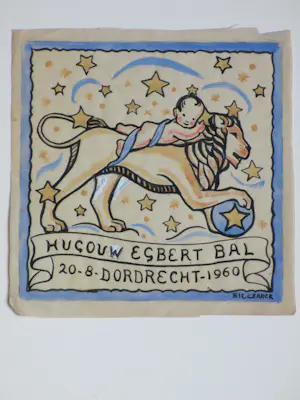 Rie Cramer - Geboortetekening - Gemengde techniek kaufen? Bieten Sie von 75!