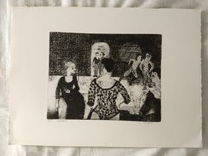 Dineke van Tongeren - Vier expressionistische etsen kopen? Bied vanaf 40!