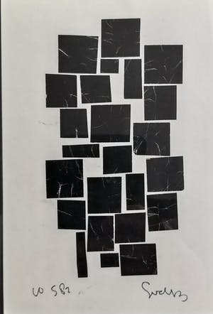 Siep van den Berg - Collage op papier kopen? Bied vanaf 125!