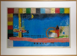 Theo Koster - Zeefdruk, Nightfall - Ingelijst (Zeer groot) kopen? Bied vanaf 40!