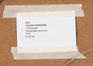 Sjaak Korsten - Zonder titel kopen? Bied vanaf 100!