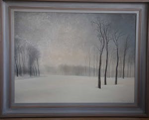 Daniel Desitter - Sneeuwlandschap Waasland kopen? Bied vanaf 300!