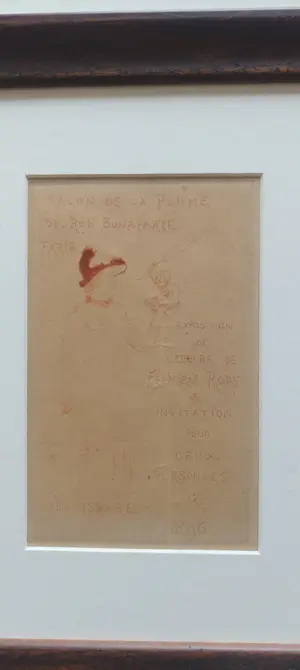 Felicien Rops - Invitation pour Vernissage kopen? Bied vanaf 75!