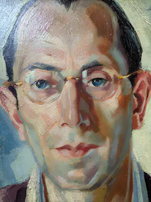 Onbekend - Portret - olieverf op paneel kopen? Bied vanaf 135!