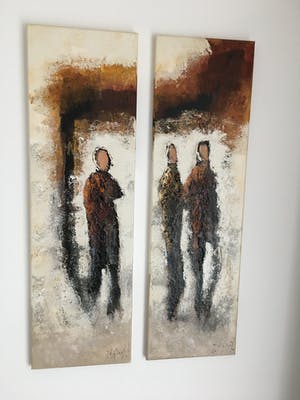 Jochem de Graaf - 2 luik figuratief kopen? Bied vanaf 150!