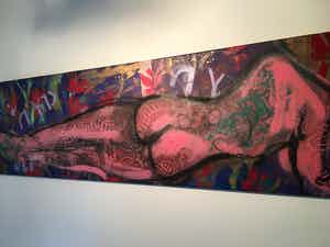 Espen Hagen - Liggend naakt verkocht voor € 150!