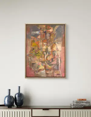 Silvin Bronkart - Seltene abstrakte Komposition aus dem Jahr 1953 kopen? Bied vanaf 550!