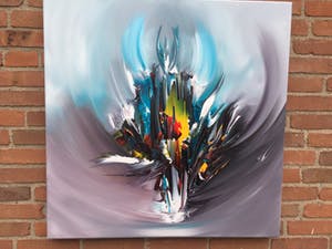 Gena Genadyj - Abstract Blue kopen? Bied vanaf 1!