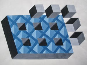 Michael Challenger - Gouache "For the great Bear only" kopen? Bied vanaf 95!