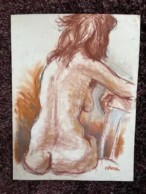 Ton Etman - ruggelings naakt kopen? Bied vanaf 10!