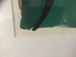 Piet Warffemius - Zeefdruk, Zwarte maan - Ingelijst kopen? Bied vanaf 40!