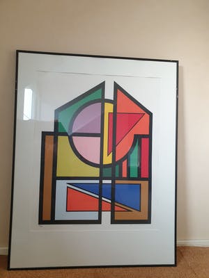 Guy Vandenbranden - Zeefdruk Cathedrale de la lumiere kopen? Bied vanaf 200!