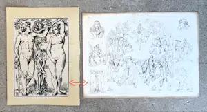 AcheterAlbrecht Durer - Konvolut Bildnisse und Allegorien 2 Blätter mit 8 Motiven? Enchérissez de 70!