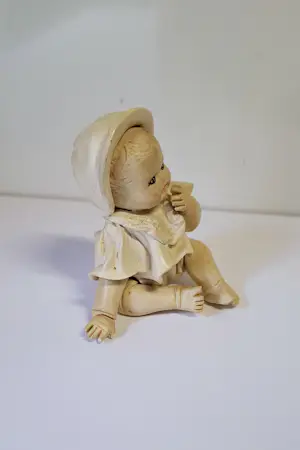 Onbekend - Vintage bisquepopje kopen? Bied vanaf 10!