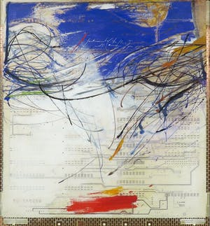 Martin R. Baeyens - Gemengde techniek, Sentimental reflex I - Ingelijst kopen? Bied vanaf 50!