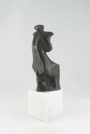 Paulus Reinhard - Brons en marmer, Fluitspeler kopen? Bied vanaf 350!