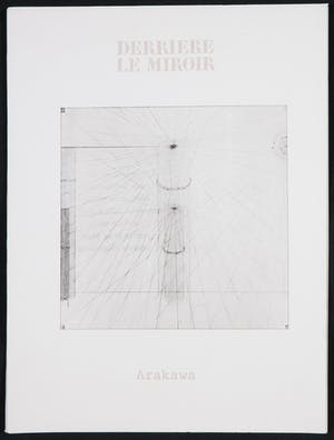 Shusaku Arakawa - Uitgave Derrière le miroir met originele litho, no. 223 (1977) kopen? Bied vanaf 20!