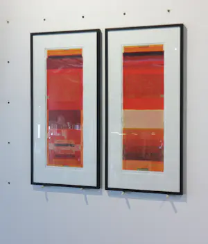 Tineke Looman - Set van twee zeefdrukken, Le moment suprême & Power in Red kopen? Bied vanaf 50!