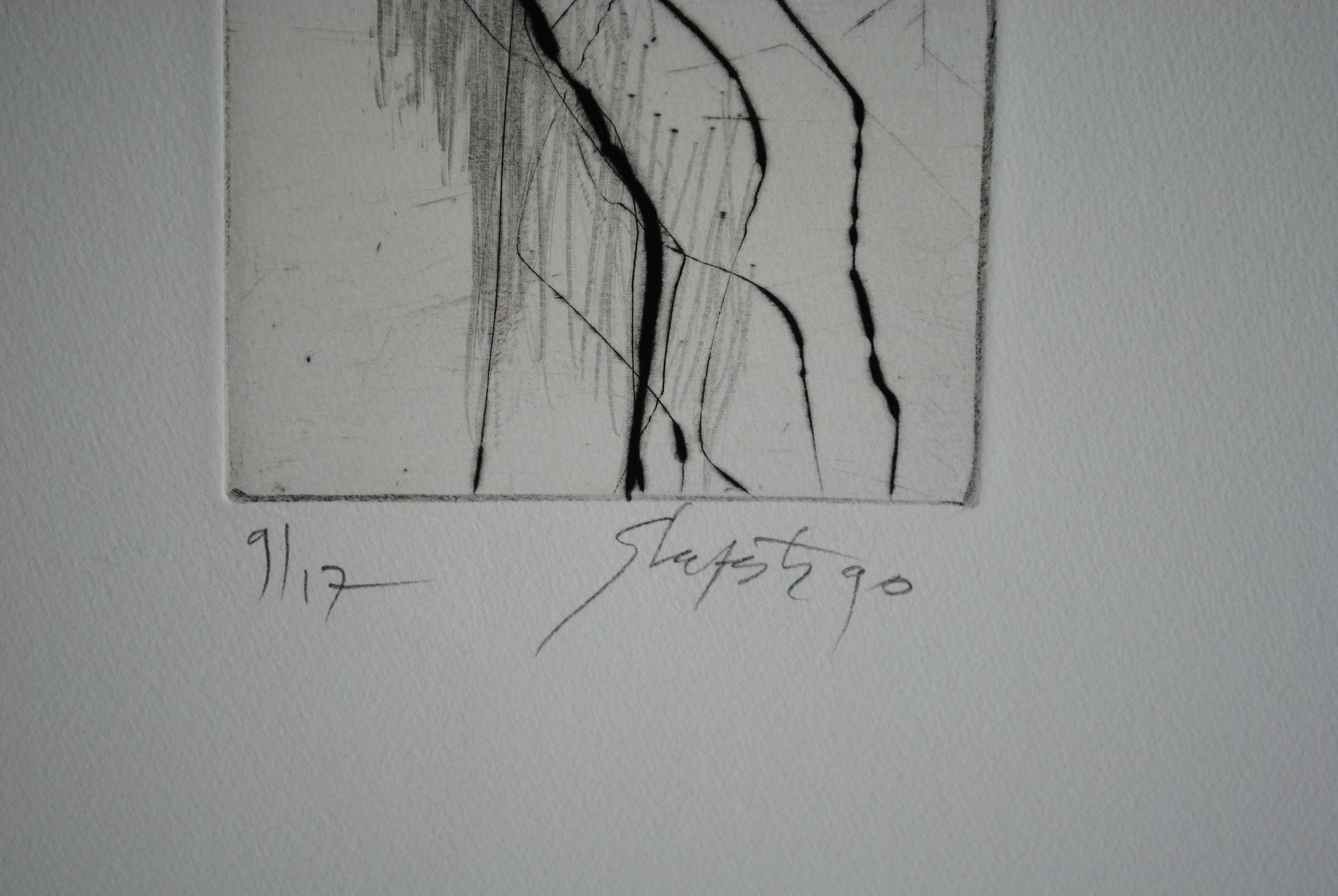 Ger Lataster - Zwart-wit ets uit 1990 - kleine oplage van slechts 17 stuks! kopen? Bied vanaf 115!