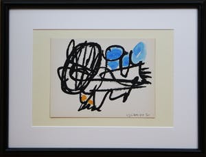 Ernst Vijlbrief - handgesigneerde zeefdruk - abstracte compositie kopen? Bied vanaf 75!