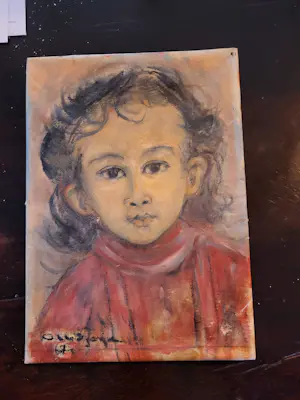 AcheterNiet of onleesbaar gesigneerd - Portret? Enchérissez de 10!