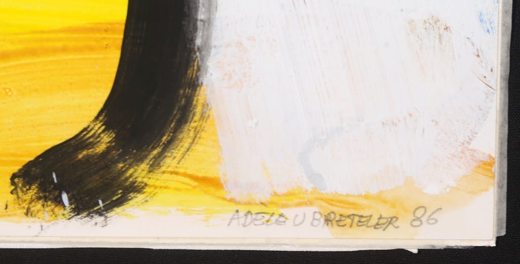 Adele Breteler - Adele Breteler: Acryl op papier, Zonder titel II kopen? Bied vanaf 1!