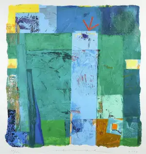 Jos Verwiel - Zeefdruk, Prassino - Ingelijst (Groot) kopen? Bied vanaf 1!