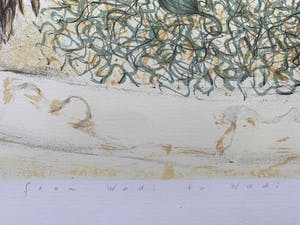 Lon Buttstedt - kleurenlitho - 'From Wadi to Wadi' - 1996 (Kleine oplage) kaufen? Bieten Sie von 50!