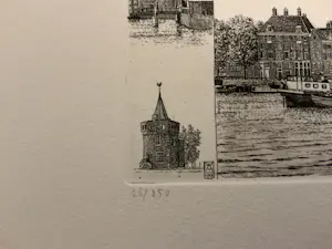 Wim van der Meij - Prins Hendrikkade, de Waag, de Schreierstoren,de Montelbaanstoren kopen? Bied vanaf 50!