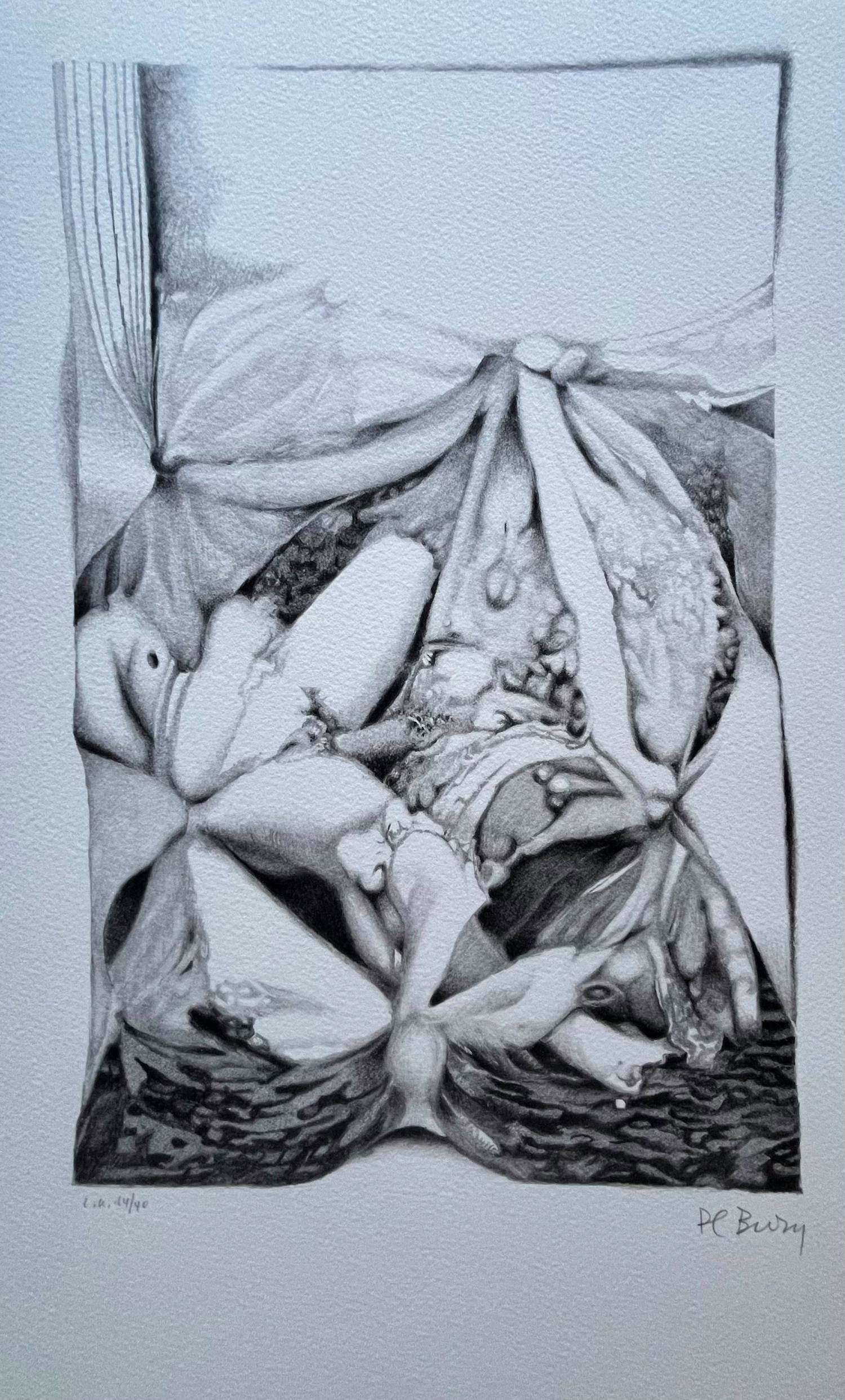 Pol Bury - Gesigneerd werk uit kunstmap - EA 14/40 - In nieuwstaat kopen? Bied vanaf 75!