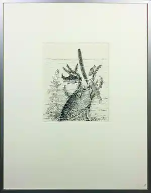 Han van Hagen - Pentekening, Vis verkauft für € 50!