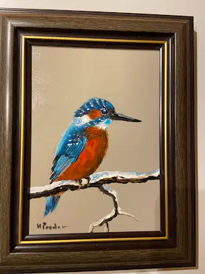 Henk Poeder - IJsvogel op tak kopen? Bied vanaf 149!