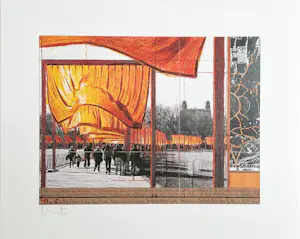 Christo - The Gates XXVI, offset color litho, Signed kaufen? Bieten Sie von 300!