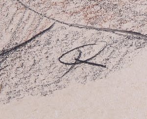 Jan Sluijters (jr.) - Potloodtekening, Leunend naakt kopen? Bied vanaf 1!