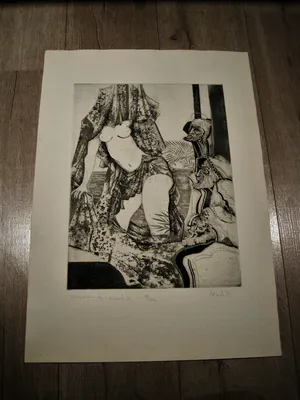 Ferenc Czinke - vooraanstaand Hongaars graficus - kleine oplage Litho - Naakt - gesigneerd kopen? Bied vanaf 33!
