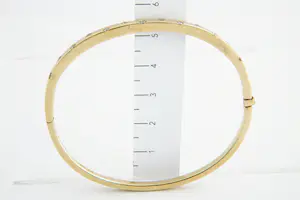 NV (133)- Elegante 18 Krt goud & diamanten (0.35ct) dames-armband - ovaal model kopen? Bied vanaf 730!