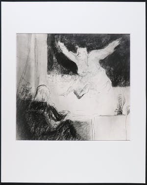 Luis Filcer - Houtskool en pen, Waanzin kopen? Bied vanaf 1!