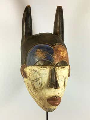 Dogon - 200414 - African Tribal used mask from the Galoa - Gabon. verkocht voor € 45!