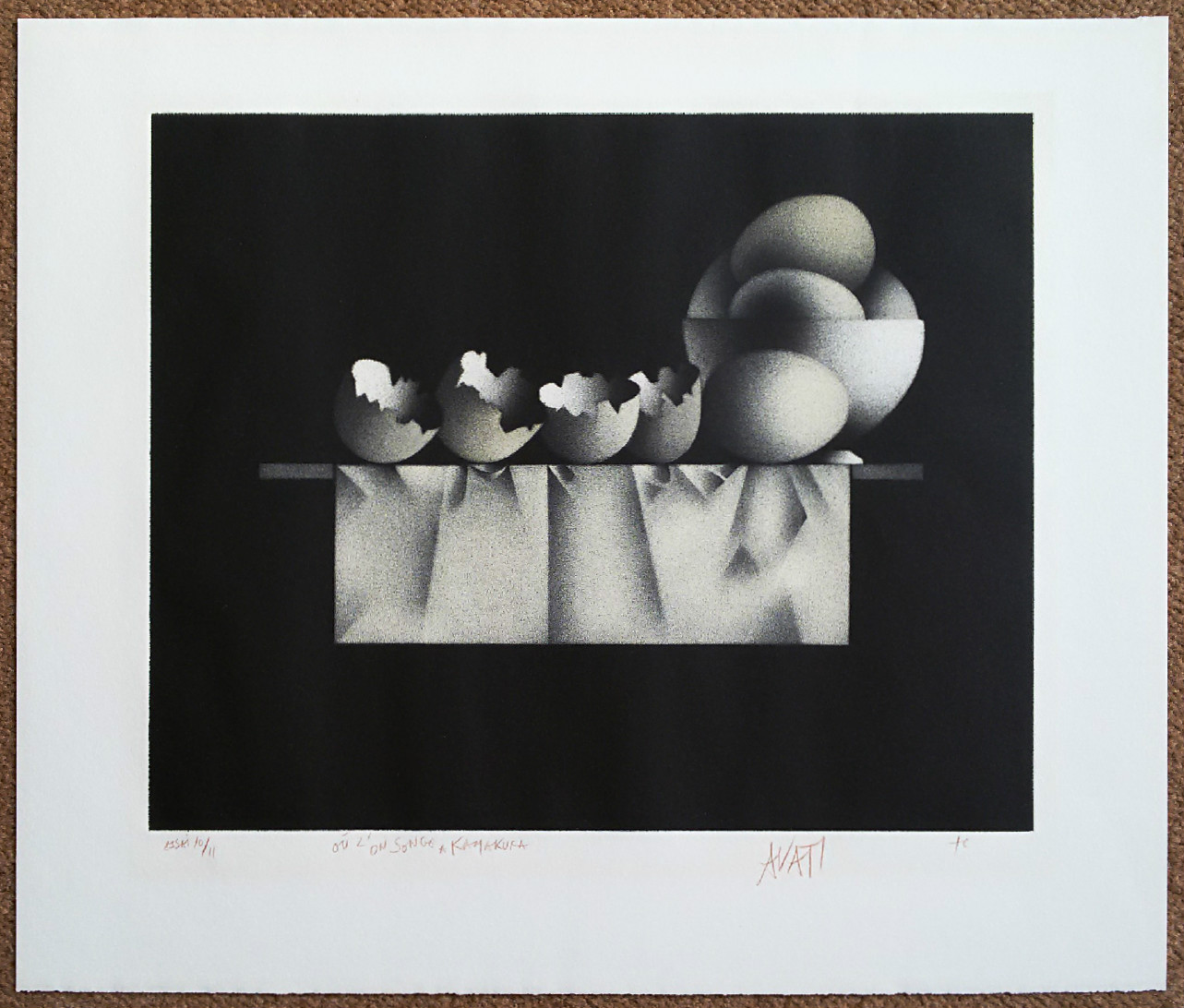 Mario Avati - Ou l’on Songe a Kamakura, mezzotint kopen? Bied vanaf 50!