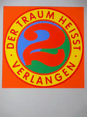 Robert Indiana - De Droom heet Verlangen - Zeefdruk verkauft für € 45!