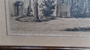 Johan Ponsioen - Grote Kerk Tiel - Ets / Litho kopen? Bied vanaf 10!