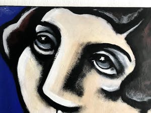 Karen Thomas - Dreamy Woman - Acryl op Doek kopen? Bied vanaf 5!