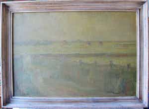 Cornelis Koning - Landschap Texel verkocht voor € 50!