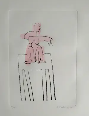 Klaas Gubbels - gesigneerde ets kopen? Bied vanaf 395!