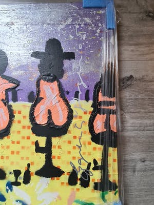 Espen Hagen - Bar Ladies - Origineel - gesigneerd - zeer groot kopen? Bied vanaf 1!