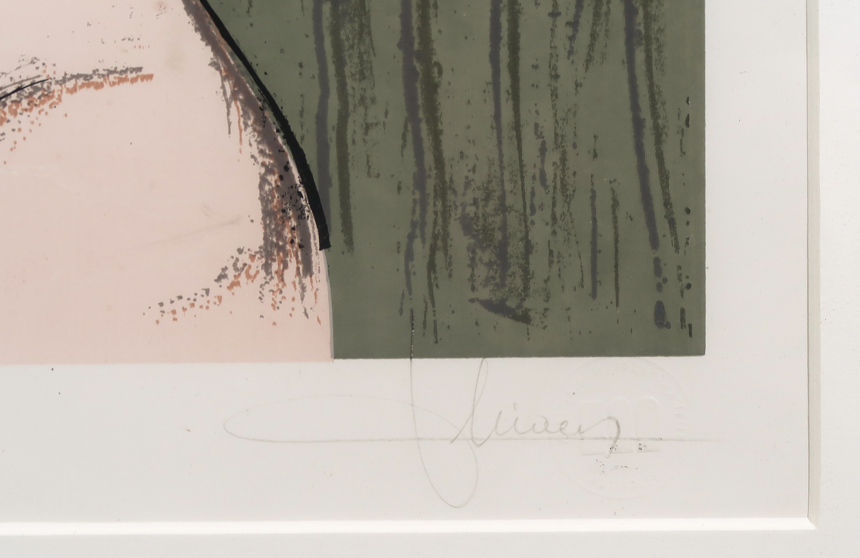 Niet of onleesbaar gesigneerd - Zeefdruk, Vrouwelijk naakt - Ingelijst kopen? Bied vanaf 1!