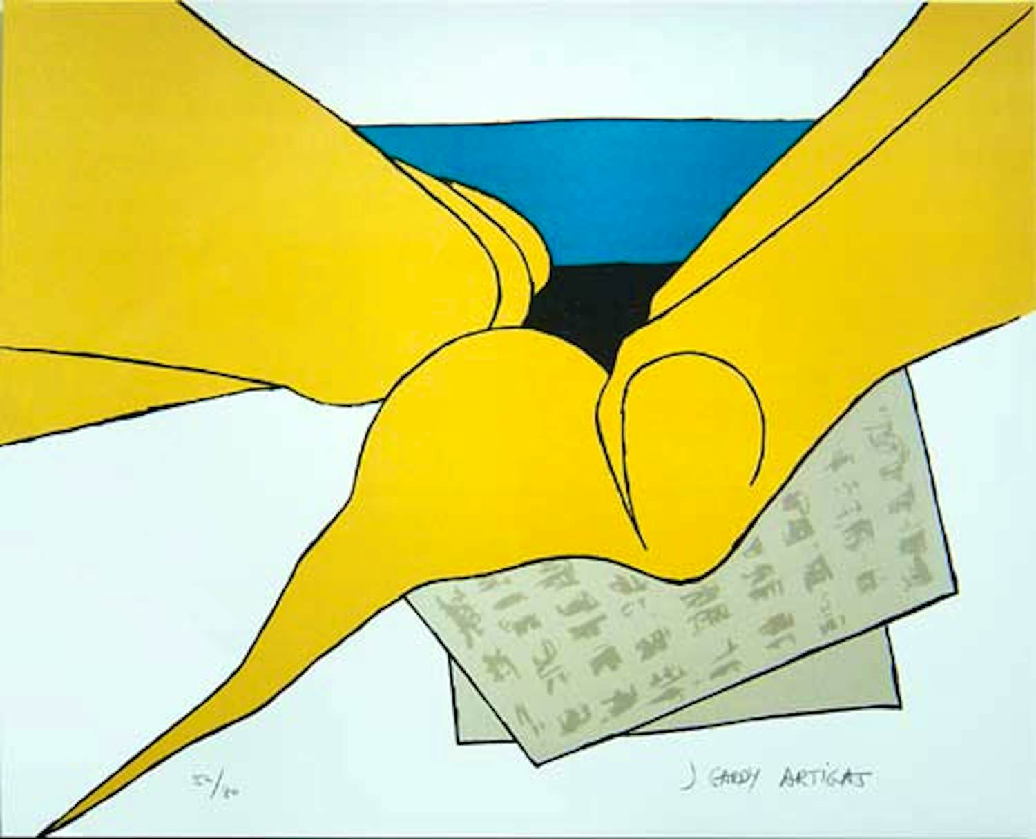 Joan Gardy Artigas - 'Journal sur la plage', litho kaufen? Bieten Sie von 49!
