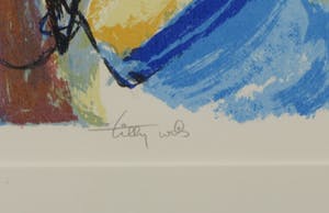 Tilly Wils - Zeefdruk, Papavers - Ingelijst (Groot) kopen? Bied vanaf 1!