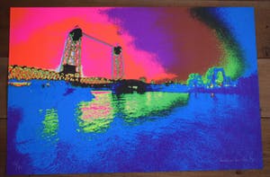 Henk van der Vet - De Hefbrug Rotterdam - 1987 kopen? Bied vanaf 50!